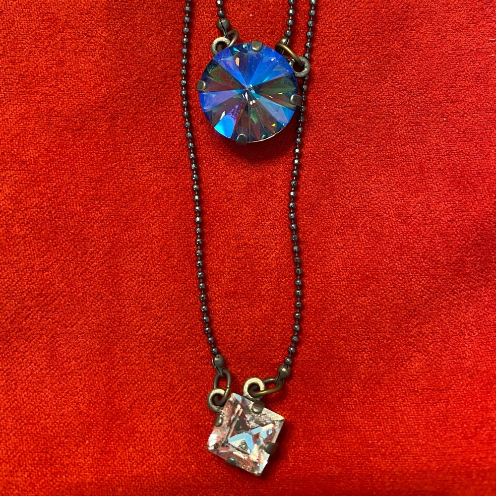 Sabika Double Drop necklace